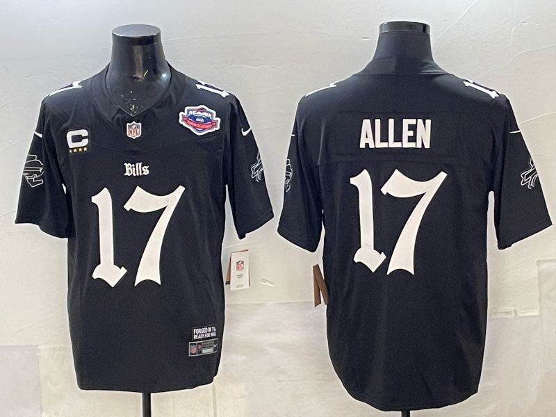 Men 2025 Buffalo Bills #17 Allen black Joint Name Nike Limited NFL Jersey 024